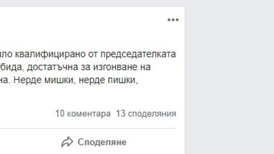 Цвета Караянчева май наистина е „проста кърджалийска пу*ка”! Изгони депутат, нарекъл Бойко „мишка”